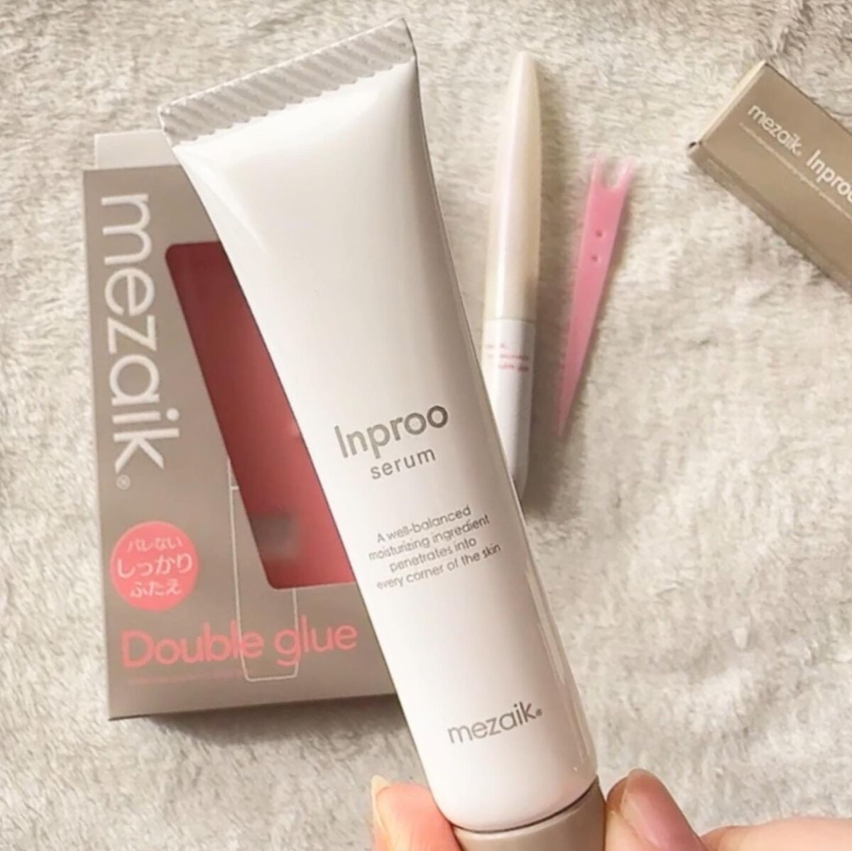 ダブルグルー 接着タイプ/メザイク/二重まぶた用アイテムを使ったクチコミ（2枚目）