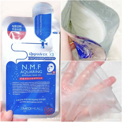 N.M.FアクアアンプルマスクJEX/MEDIHEAL/シートマスク・パックを使ったクチコミ(1枚目)