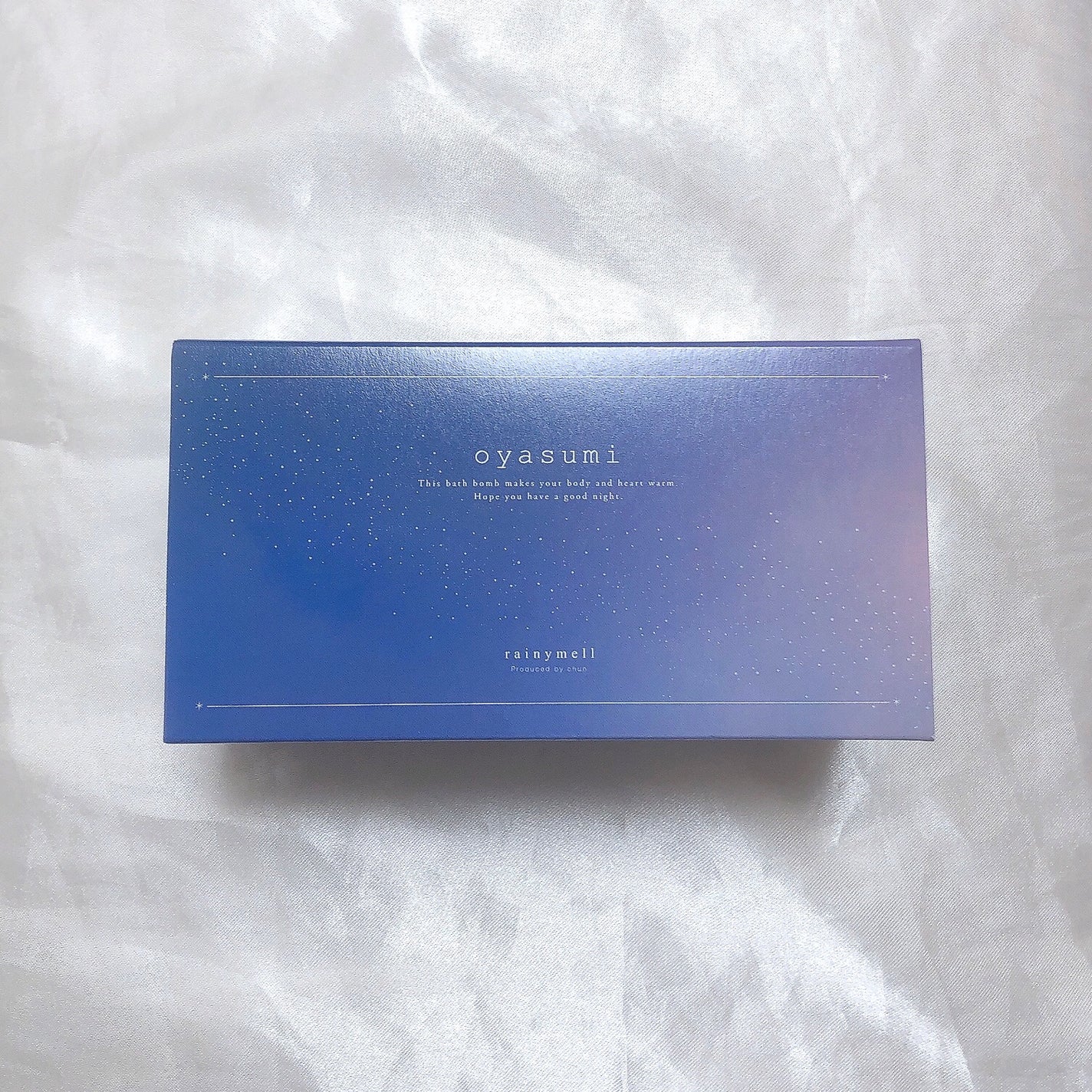 おやすみのバスボム/rainymell/炭酸系入浴剤を使ったクチコミ(4枚目)