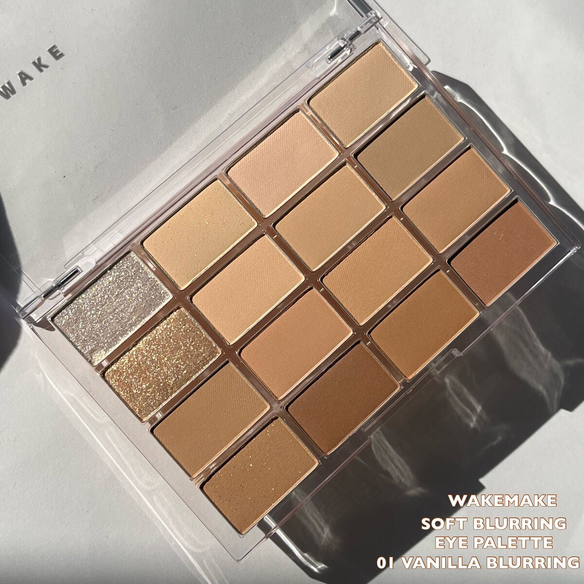 ソフトブラーリングアイパレット/wakemake/アイシャドウパレットを使ったクチコミ(1枚目)