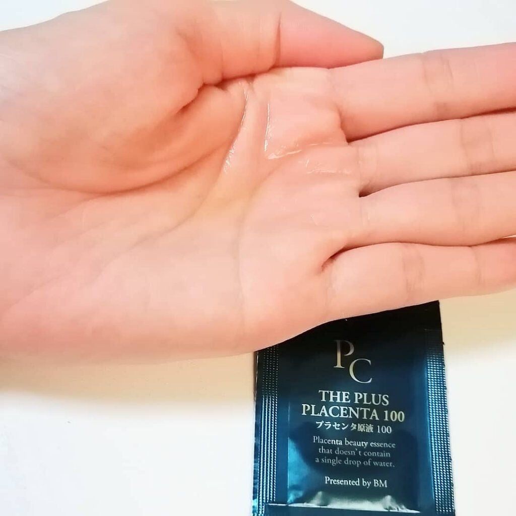 【馬プラセンタ原液100】プラセンタ原液100美容液 パウチ 1ml (馬プラセンタ)/パーフェクトC/美容液を使ったクチコミ(2枚目)