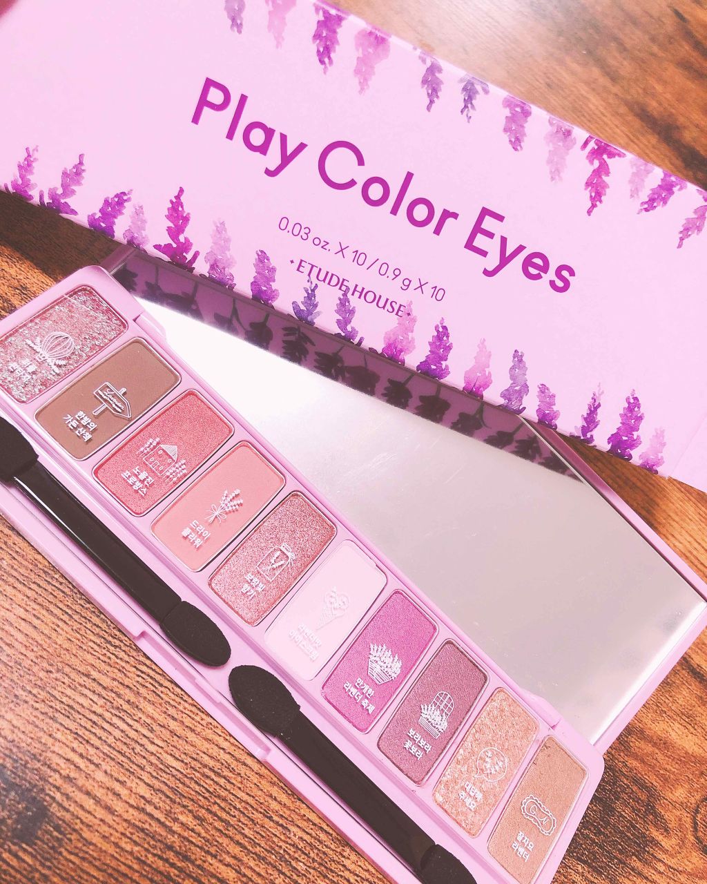 プレイカラー アイシャドウ/ETUDE/アイシャドウパレットを使ったクチコミ(2枚目)