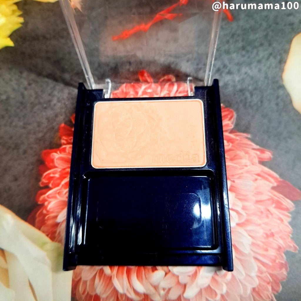 ブライトアップチークN/media/パウダーチークを使ったクチコミ(5枚目)