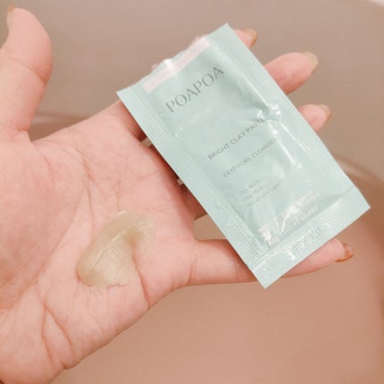 ブライトクレイペースト/POAPOA/洗顔フォームを使ったクチコミ(2枚目)