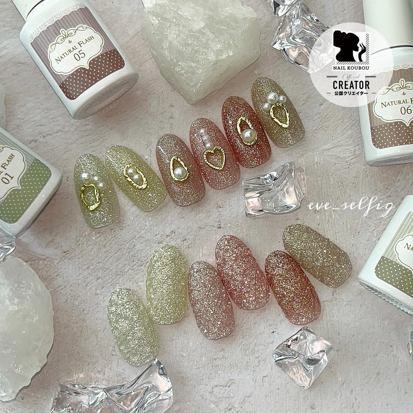 ナチュラルフラッシュ/ネイル工房/ジェルネイルを使ったクチコミ（1枚目）