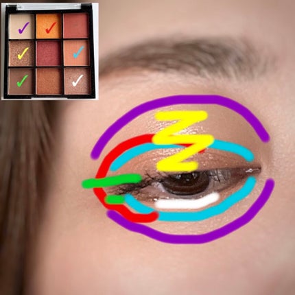 ブルーミングアイカラーパレット (TOKYO GIRLS COLLECTION)/U R GLAM/アイシャドウパレットを使ったクチコミ(5枚目)