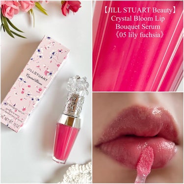 ジルスチュアート　クリスタルブルーム　リップブーケ セラム 05 lily fuchsia/JILL STUART/リップケア・リップクリームを使ったクチコミ（1枚目）