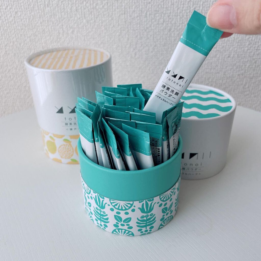 酵素洗顔パウダー ナチュラルハーブ/totonoi/洗顔パウダーを使ったクチコミ（1枚目）