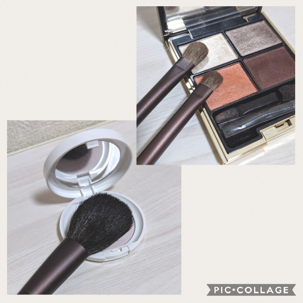 アイシャドウブラシ(M)N/LUNASOL/メイクブラシを使ったクチコミ(4枚目)