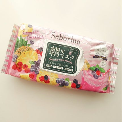 目ざまシート べリースムージーの香り/サボリーノ/シートマスク・パックを使ったクチコミ(1枚目)