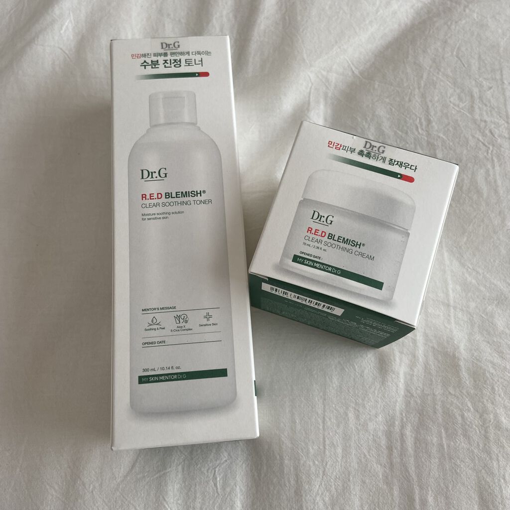 レッドB・Cスムージングクリーム/Dr.G/フェイスクリームを使ったクチコミ（3枚目）