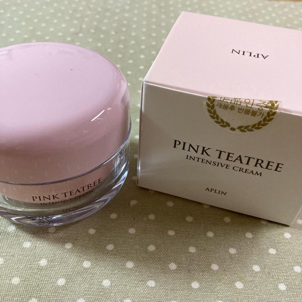 ピンクティーツリークリーム/APLIN/フェイスクリームを使ったクチコミ(1枚目)