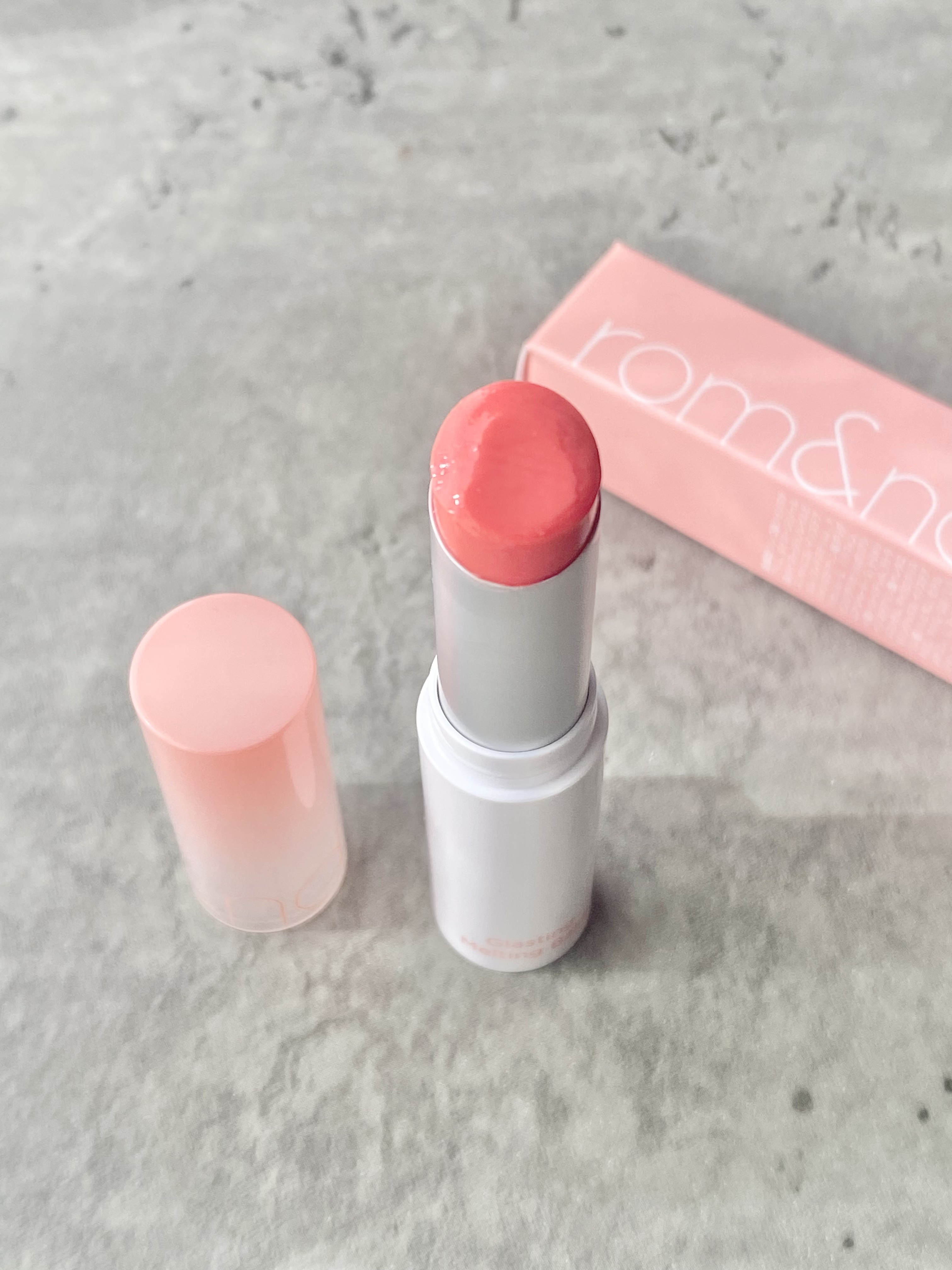 グラスティングメルティングバーム 08 コーラリア(Colalia)/rom&nd/リップバームを使ったクチコミ（3枚目）