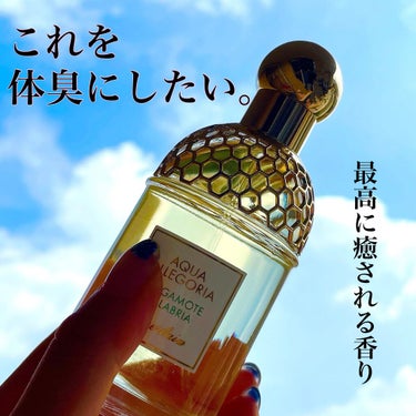 GUERLAIN アクア アレゴリア ベルガモット カラブリアのクチコミ「どんなタイトルよ。

今まで同じアクアアレゴリアシリーズの
マンダリンバジリックを愛用していま.....」（1枚目）