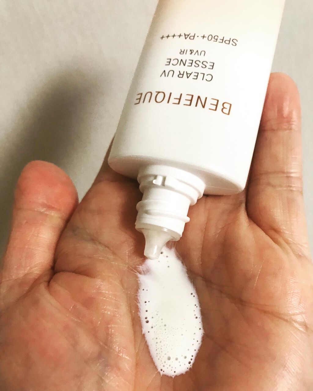 ベネフィーク クリア UV エッセンス（ＵＶ＆ＩＲ）/BENEFIQUE/日焼け止めローションを使ったクチコミ（3枚目）