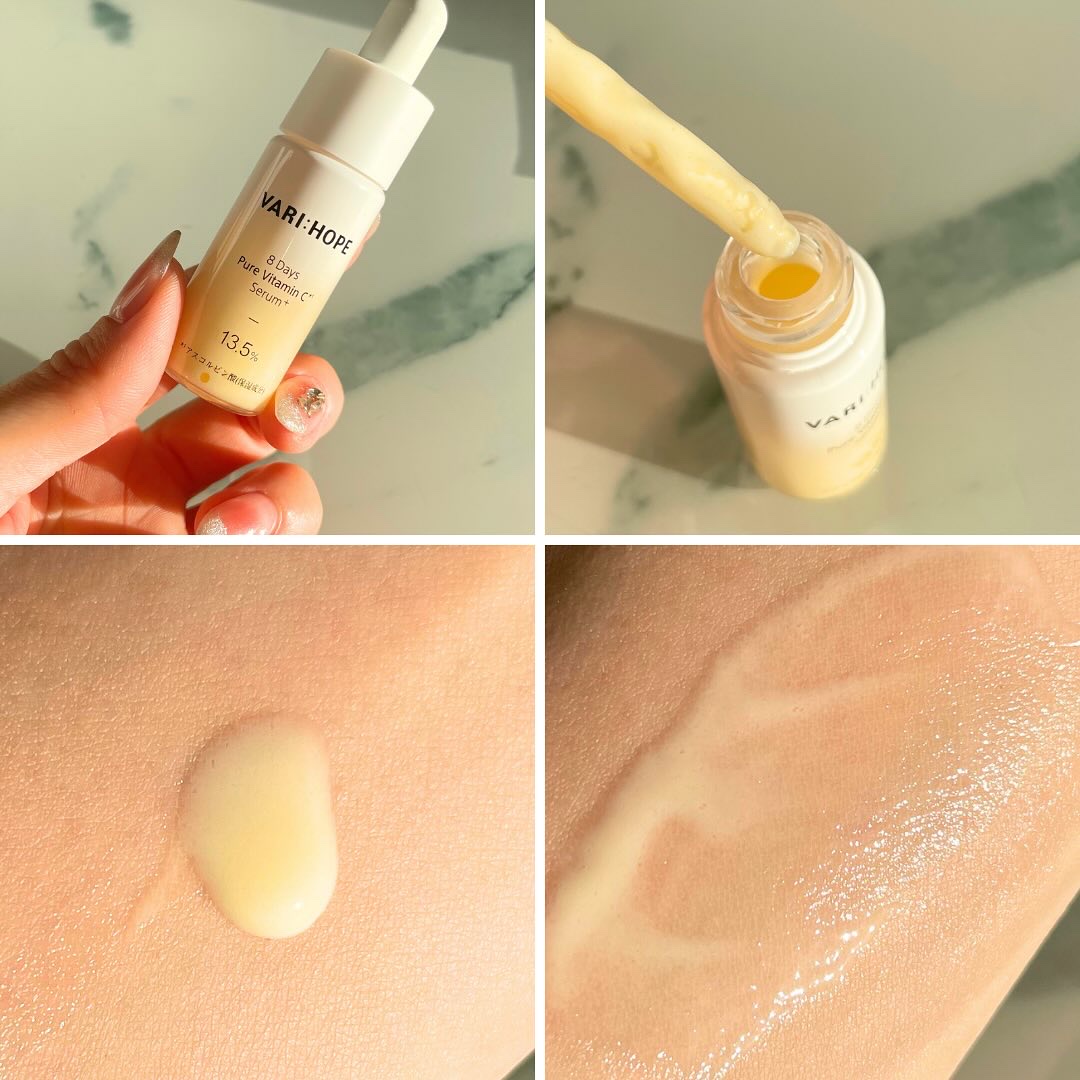 ８デイズピュアビタミンCアンプル/VARI:HOPE/美容液を使ったクチコミ（3枚目）