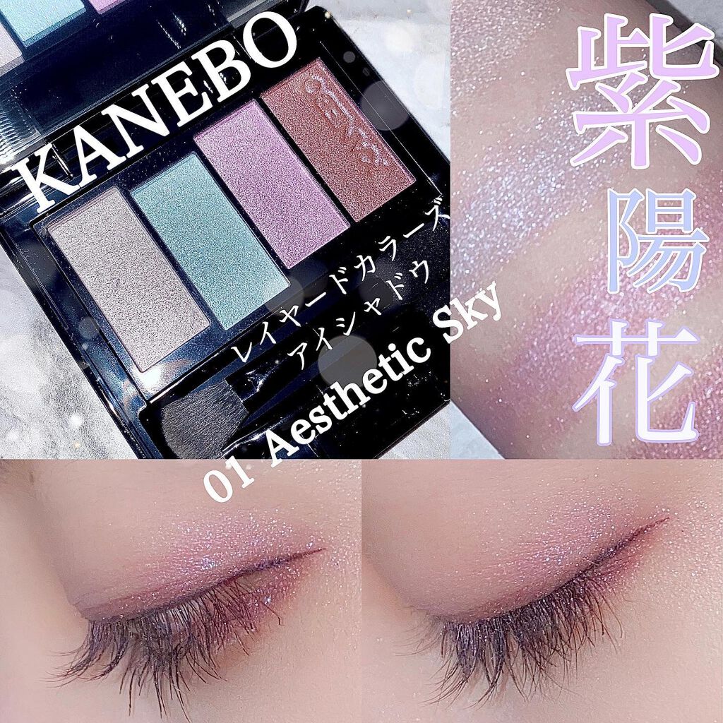 レイヤードカラーズアイシャドウ 01 エステティックスカイ/KANEBO/アイシャドウパレットを使ったクチコミ（1枚目）