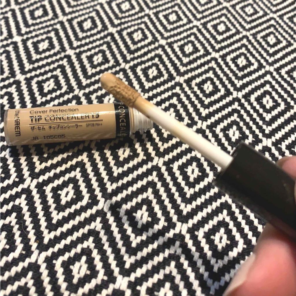 カバーパーフェクション チップコンシーラー/the SAEM/リキッドコンシーラーを使ったクチコミ(2枚目)