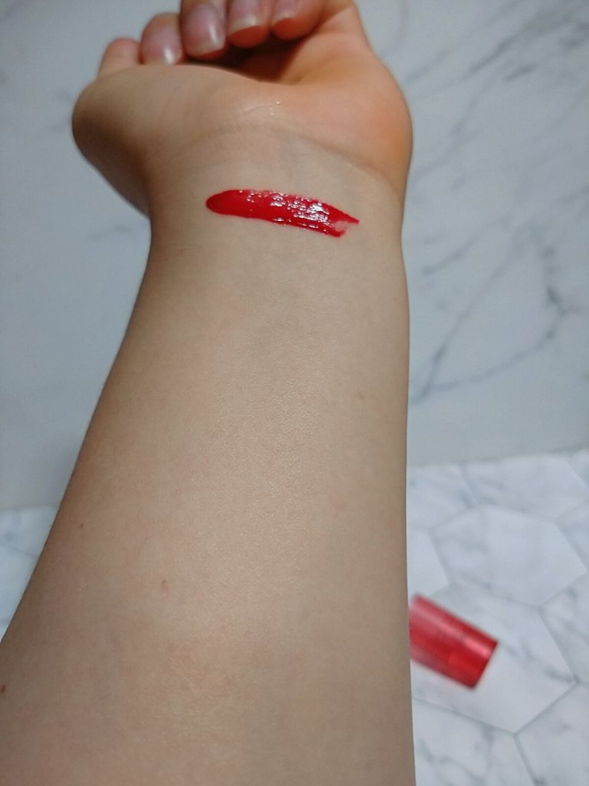 バイフラワー シェアブラーティント/ネイチャーリパブリック/リップティントを使ったクチコミ（2枚目）