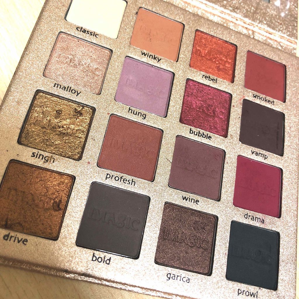 CHARM 16 COLOR EYESHADOW PALETTE/IMAGIC/アイシャドウパレットを使ったクチコミ(1枚目)