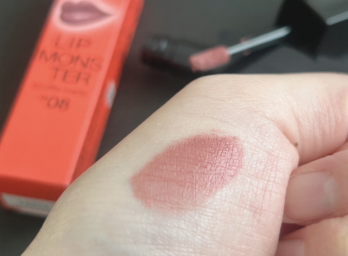 リップモンスター スフレマット M08 どよめくバンケット/KATE/口紅を使ったクチコミ（3枚目）