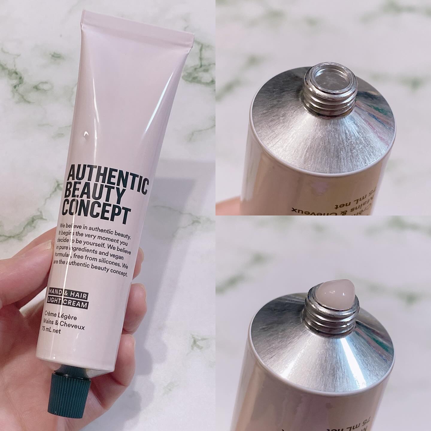 ハンド＆ヘア ライトセラム/AUTHENTIC BEAUTY CONCEPT/ハンドクリームを使ったクチコミ（2枚目）