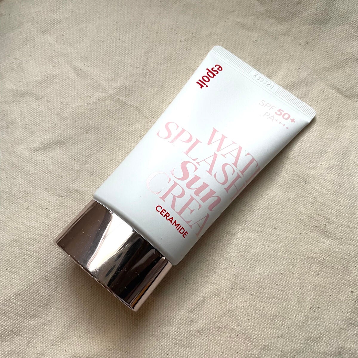 ウォータースプラッシュサンクリーム セラミド/espoir/日焼け止めクリームを使ったクチコミ(3枚目)