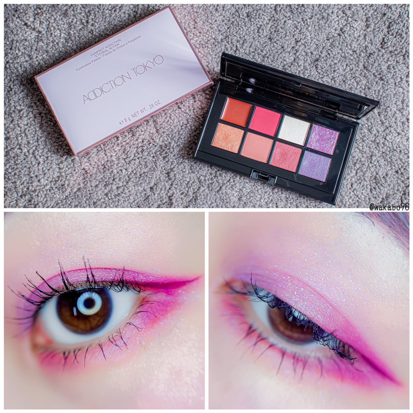 コンパクトアディクション “エターナル イン ピンク”/ADDICTION/アイシャドウパレットを使ったクチコミ（1枚目）