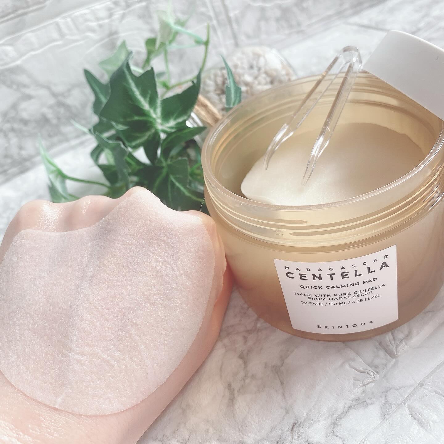 センテラ クイックカーミングパッド/SKIN1004/トナーパッドを使ったクチコミ（2枚目）