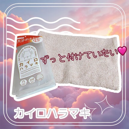 ぽかぽかカイロハラマキ/カイロソックス/その他を使ったクチコミ(1枚目)