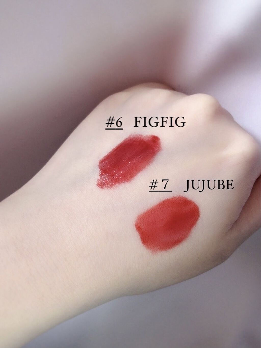 ジューシーラスティングティント/rom&nd/リップティントを使ったクチコミ（3枚目）