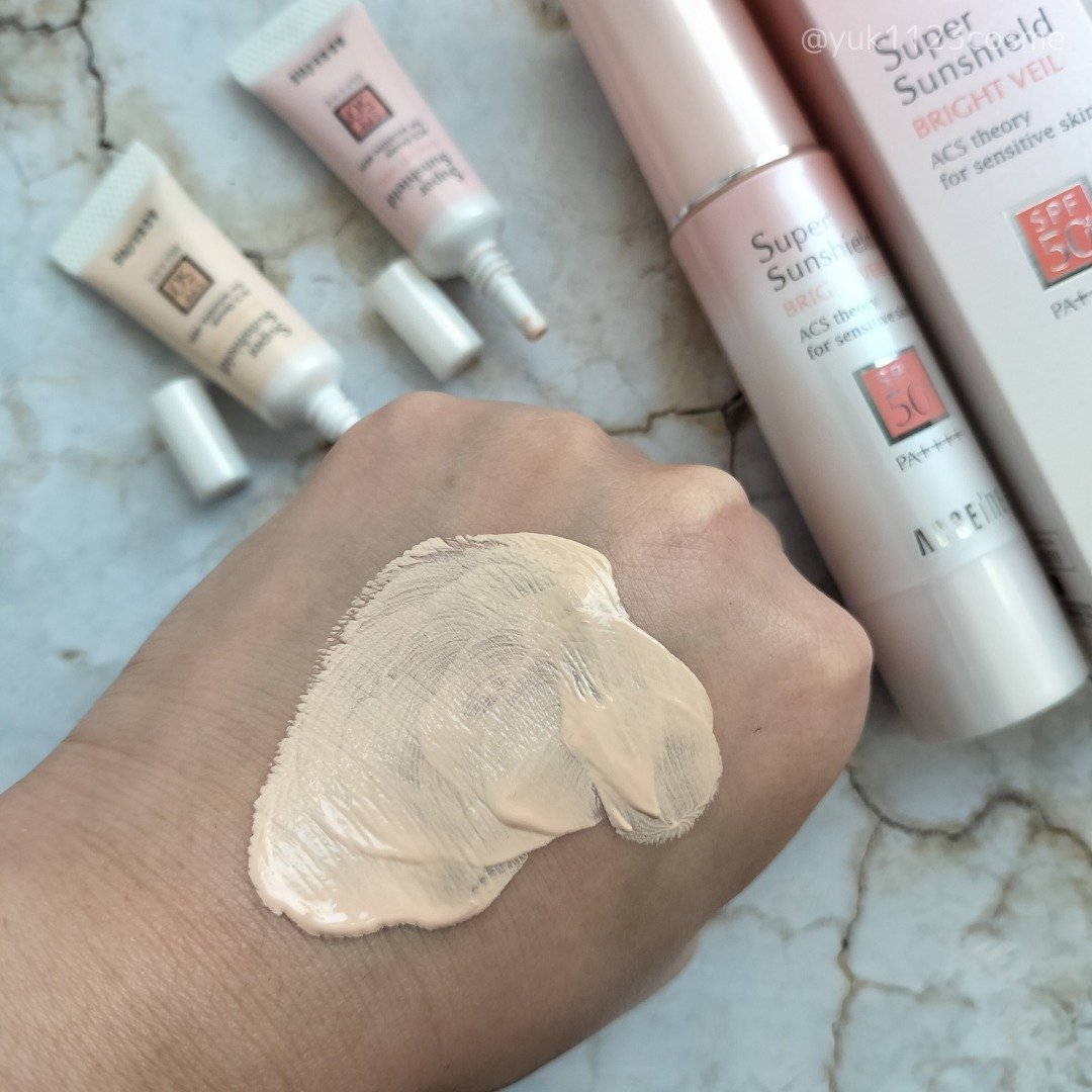 スーパーサンシールド ブライトヴェール/ACSEINE/化粧下地を使ったクチコミ（3枚目）
