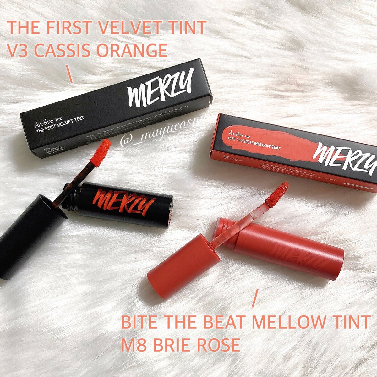 バイト ザ ビート メロウ ティント/MERZY/リップティントを使ったクチコミ(2枚目)