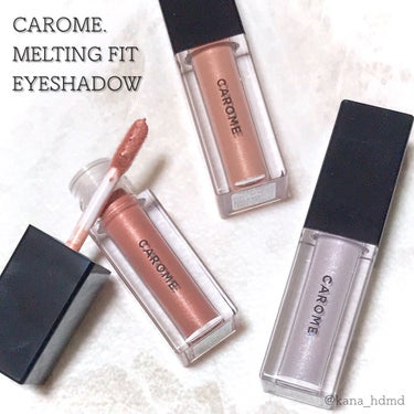 CAROME.　メルティングフィットアイシャドウ　レビュー💄


♡･･*･･♡･･*･･♡･･*･･♡･･*･･♡･･*


過去に提供にていただいた商品です🥰

商品の特徴や使用感など画像にまとめて