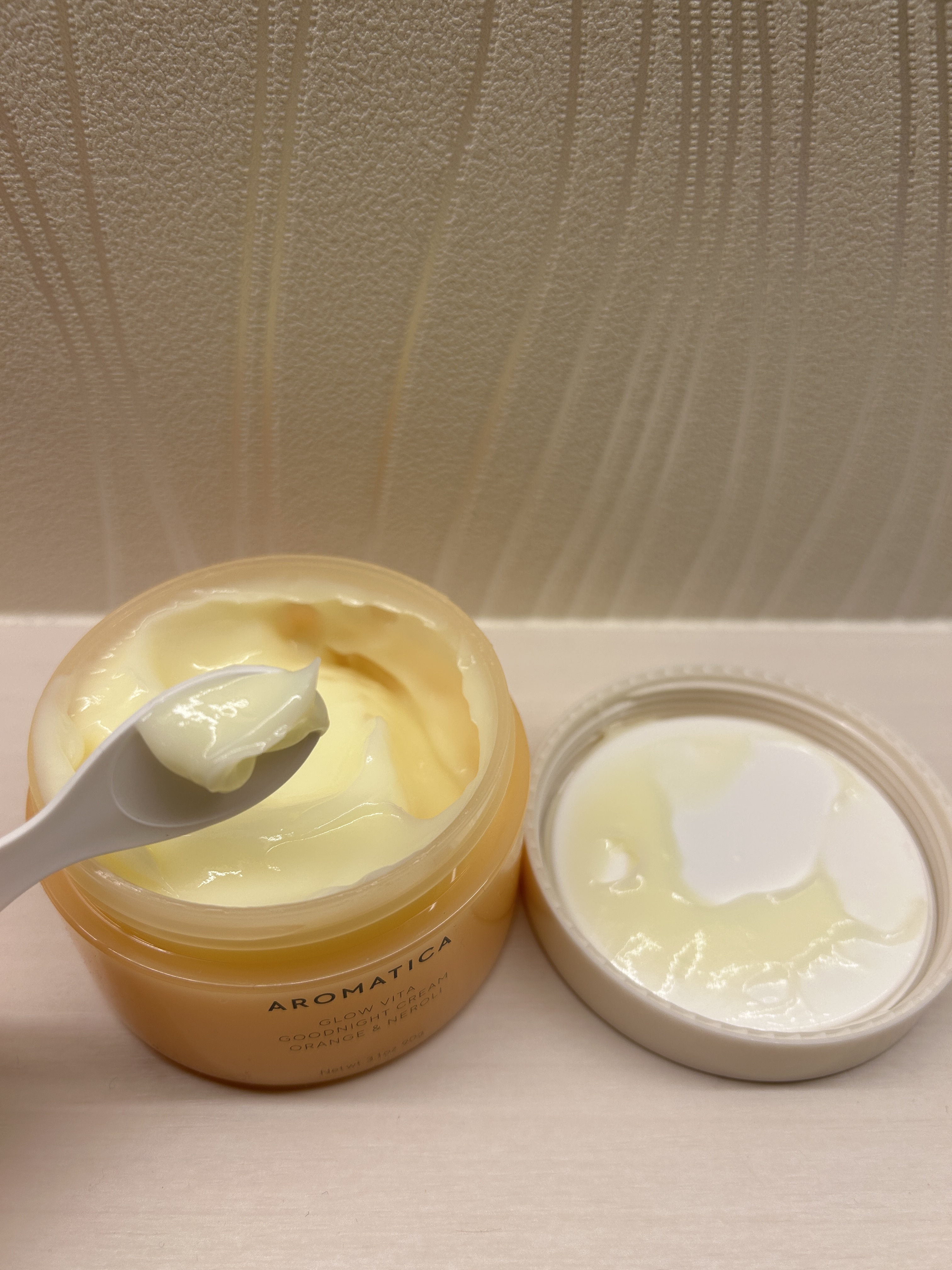 グロービタグットナイトクリーム/AROMATICA/フェイスクリームを使ったクチコミ（3枚目）