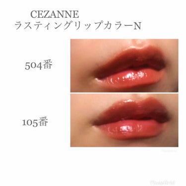 ラスティング リップカラーN/CEZANNE/口紅を使ったクチコミ（3枚目）