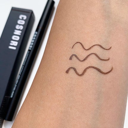 スーパープルーフフィッテイングブラシアイライナー 02ブラックブラウン/COSNORI/ペンシルアイライナーの画像