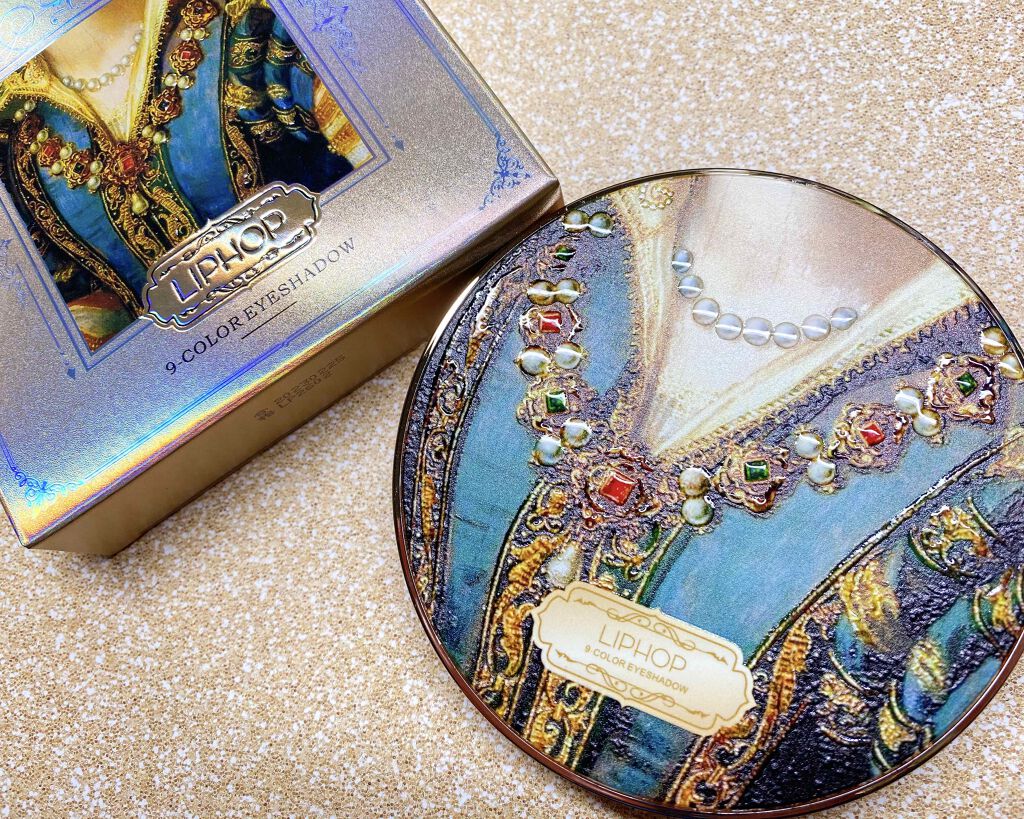 アリストアイシャドウパレット 9色/PEONYELF/アイシャドウパレットを使ったクチコミ（2枚目）