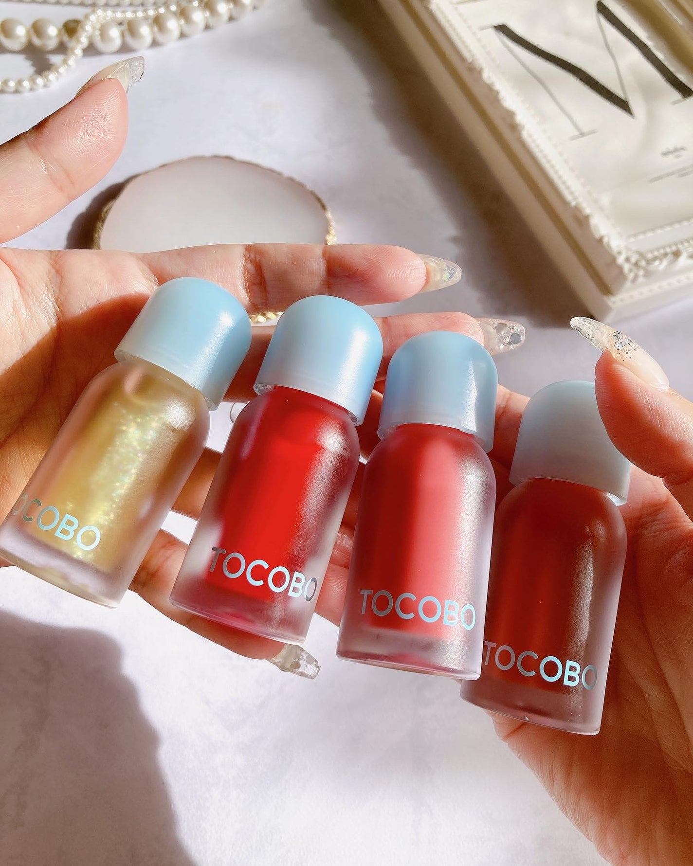 ジューシーベリープランピングリップオイル/TOCOBO/リップグロスを使ったクチコミ(6枚目)