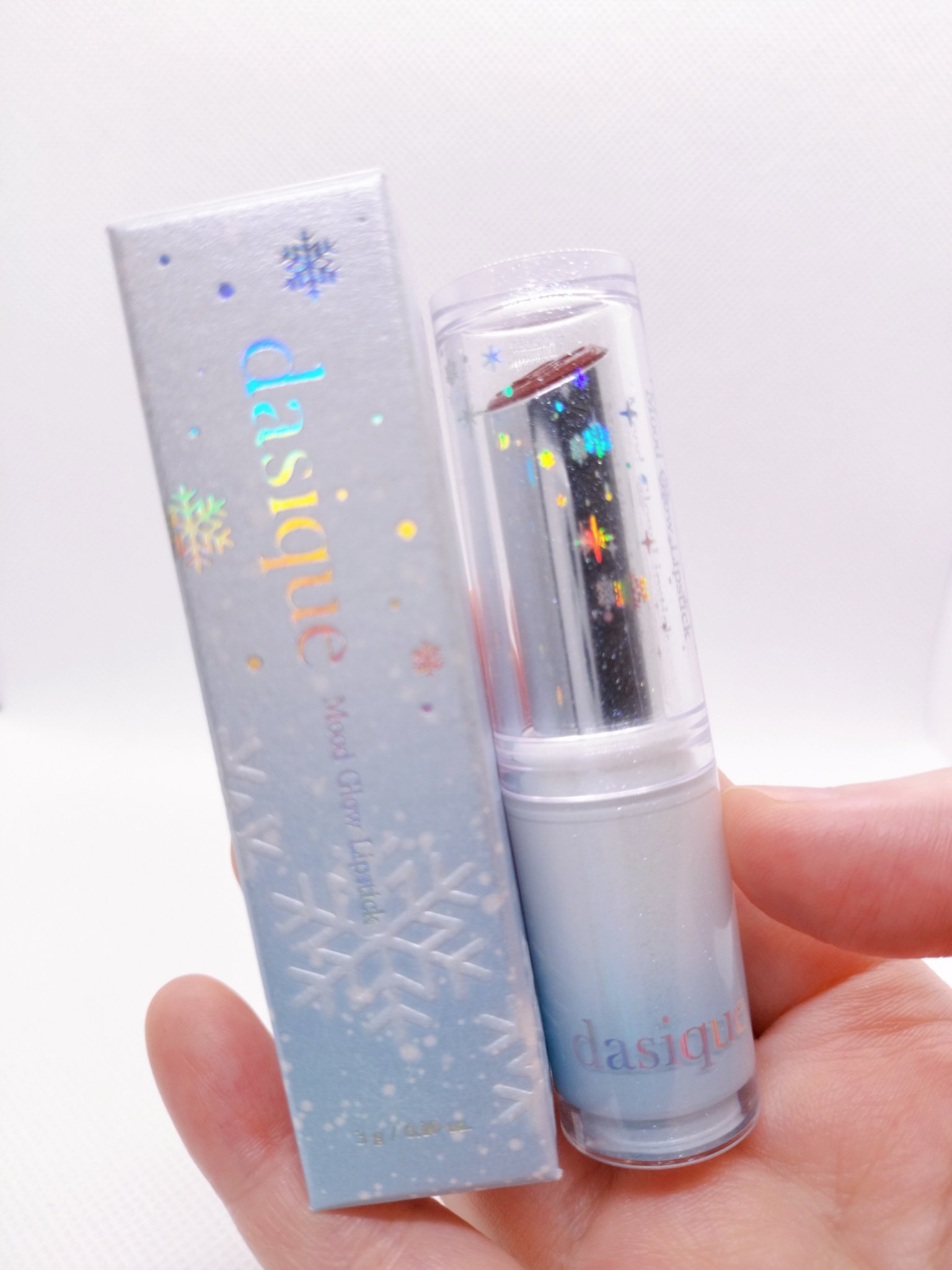 ムードグロウリップスティック/dasique/口紅を使ったクチコミ（3枚目）