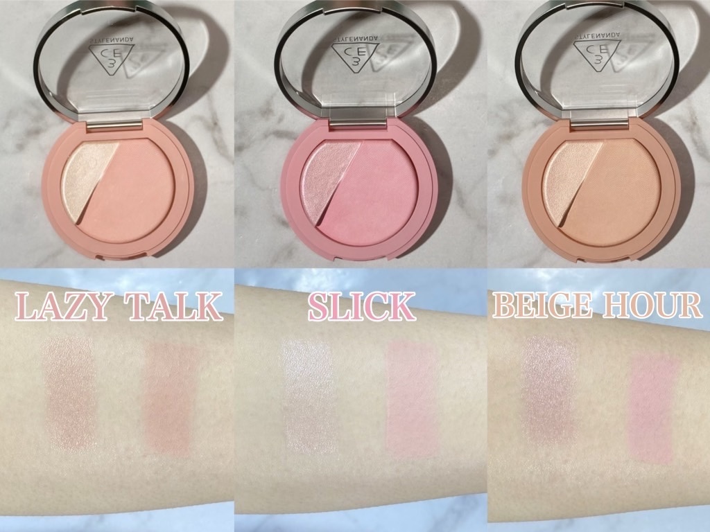 3CE ブラッシュライター/3CE/パウダーチークを使ったクチコミ（3枚目）