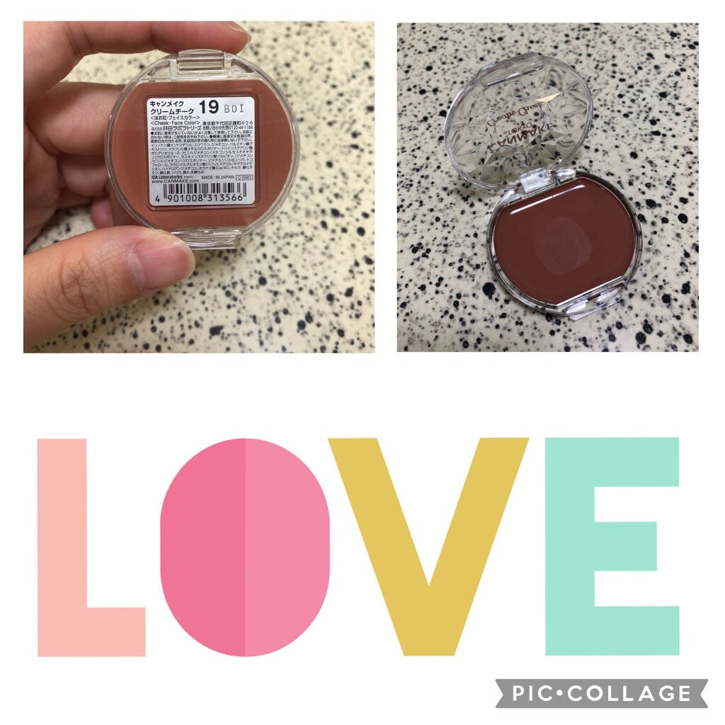 クリームチーク/キャンメイク/ジェル・クリームチークを使ったクチコミ(1枚目)