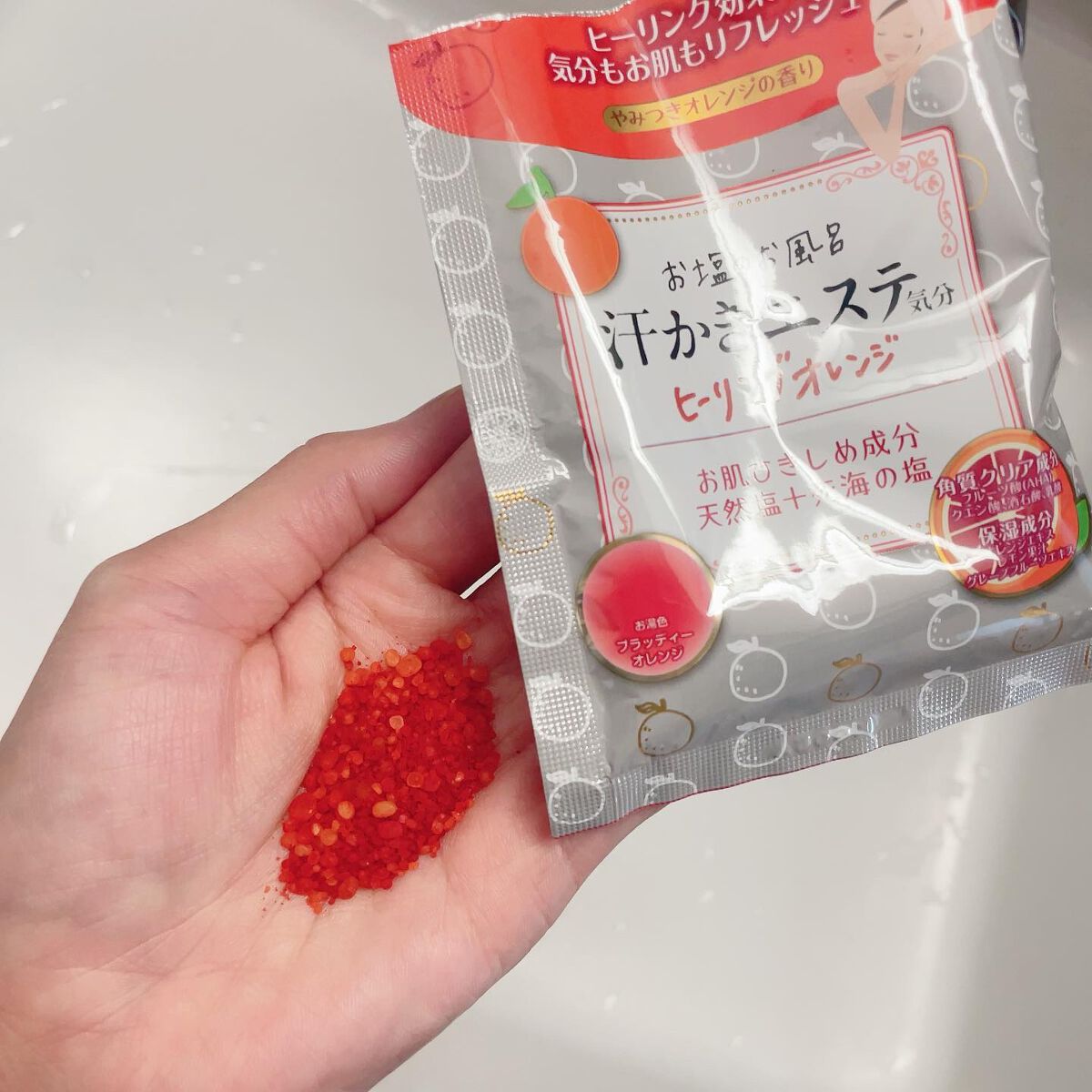 汗かきエステ気分 分包アソートボックス /マックス/無機塩系入浴剤を使ったクチコミ(3枚目)