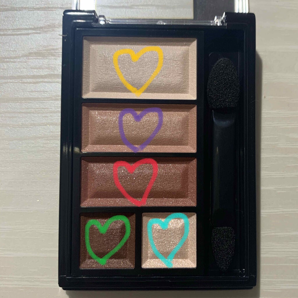 ショコラスウィート アイズ ソフトマット/リンメル ロンドン/アイシャドウパレットを使ったクチコミ(4枚目)