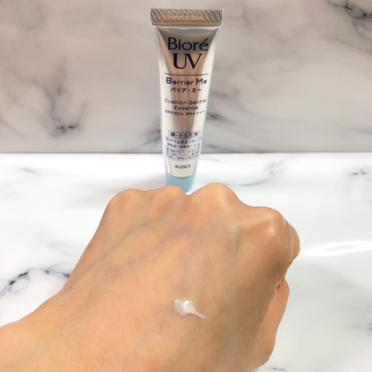 ビオレUV バリアミー クッションジェントルエッセンス		/ビオレ/日焼け止めクリームを使ったクチコミ（3枚目）