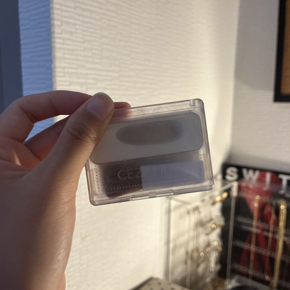 フェース コントロール カラー 1 ホワイト（マット）/CEZANNE/プレストパウダーを使ったクチコミ（1枚目）