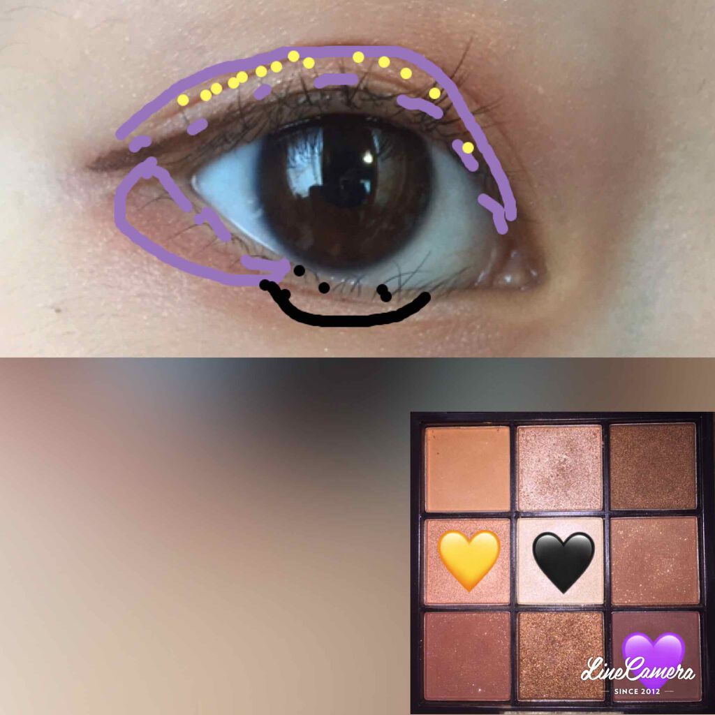 UR GLAM　BLOOMING EYE COLOR PALETTE/U R GLAM/アイシャドウパレットを使ったクチコミ（3枚目）