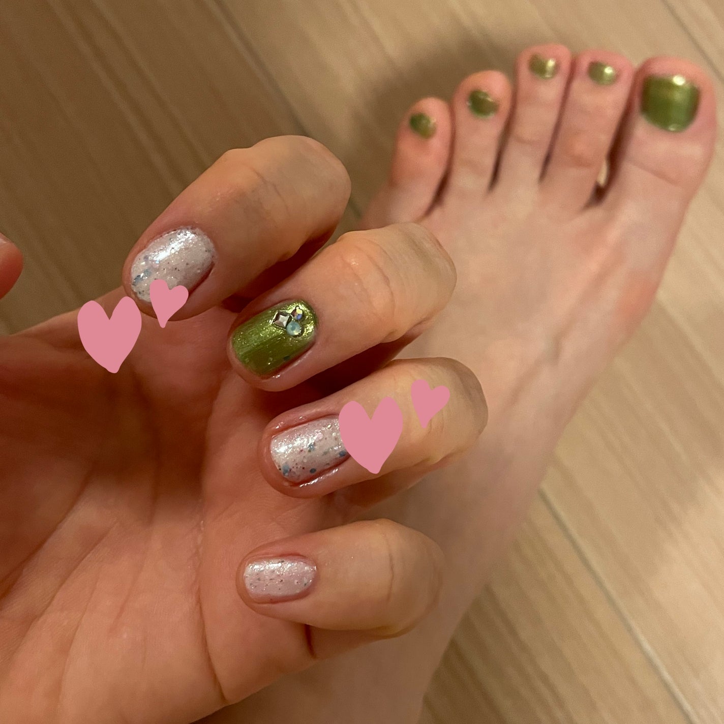 エクセル ネイルポリッシュ N/excel/マニキュアを使ったクチコミ(2枚目)