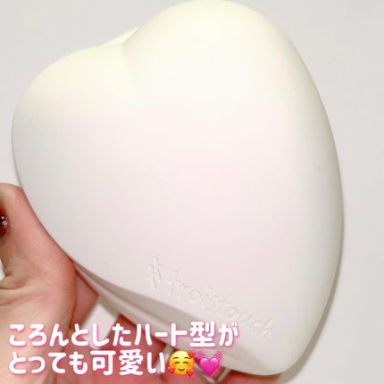 トワタッチ ハートクッション マットカバー/troistouch/クッションファンデーションを使ったクチコミ(2枚目)