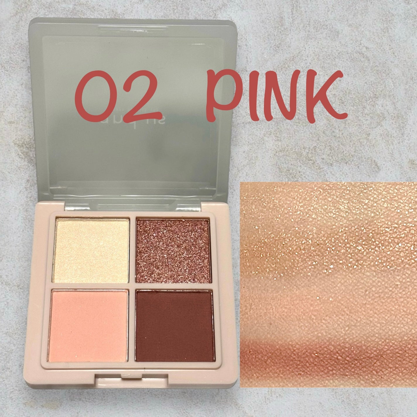 アイシャドウパレット(4色)/and us/アイシャドウパレットを使ったクチコミ(3枚目)